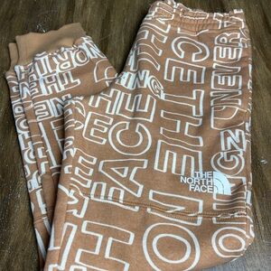 Boys The North Face print Sweatpants Size M NEW